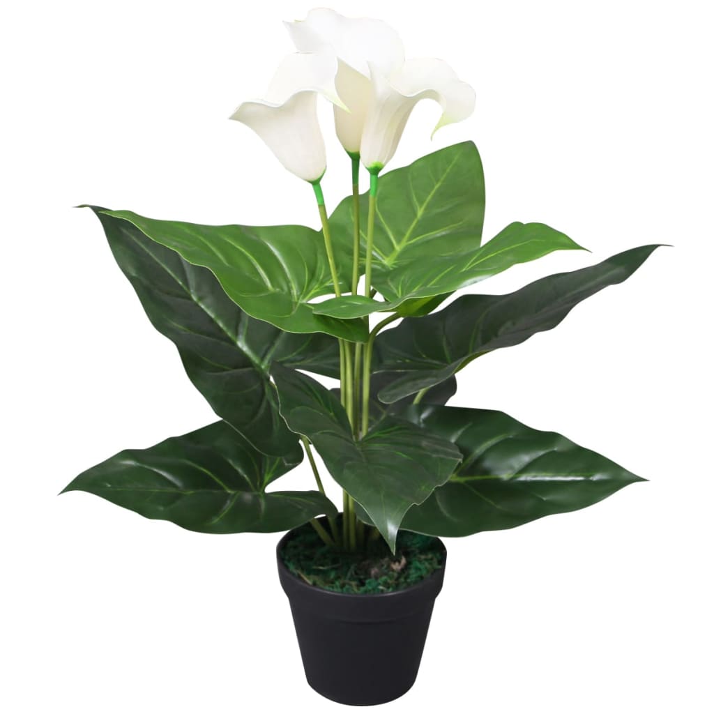 Kunst Calla Lelie Plant Met Pot 85 Cm
