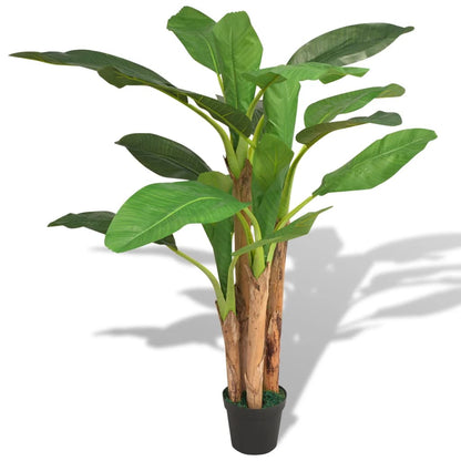 Kunst Bananenboom Plant Met Pot Groen